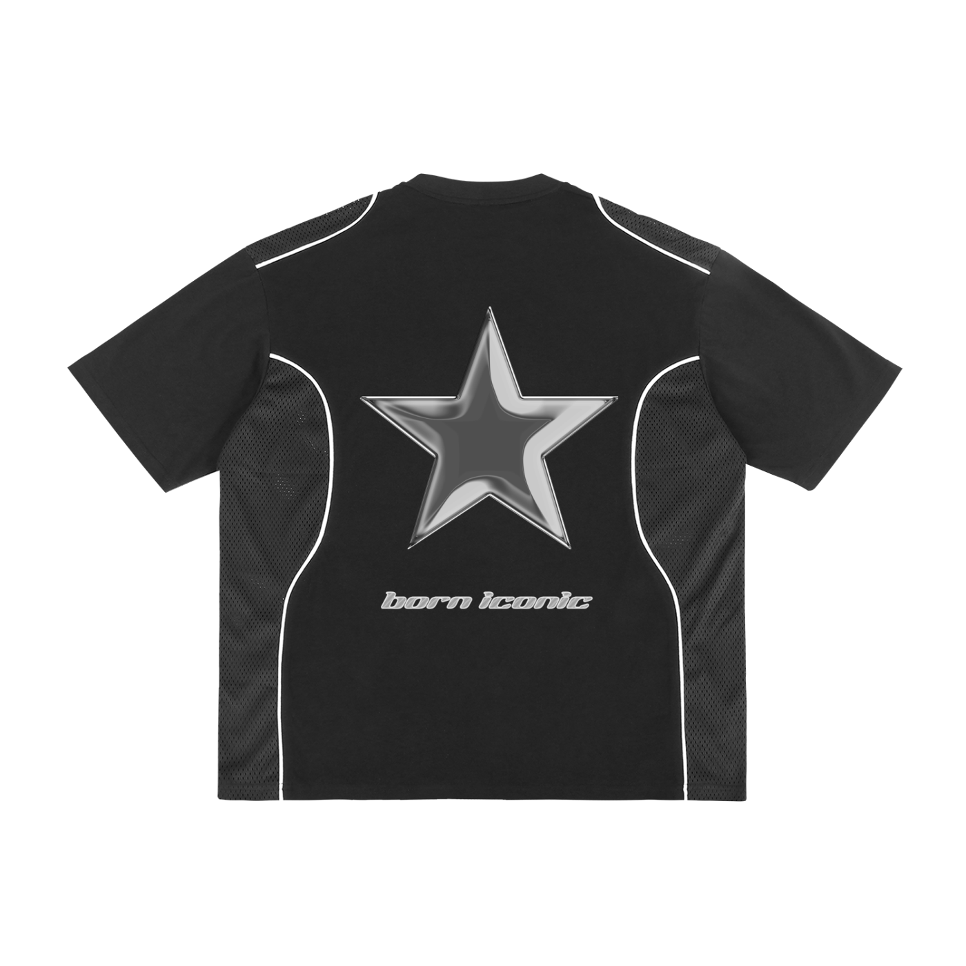 Born Iconic Piped Tee