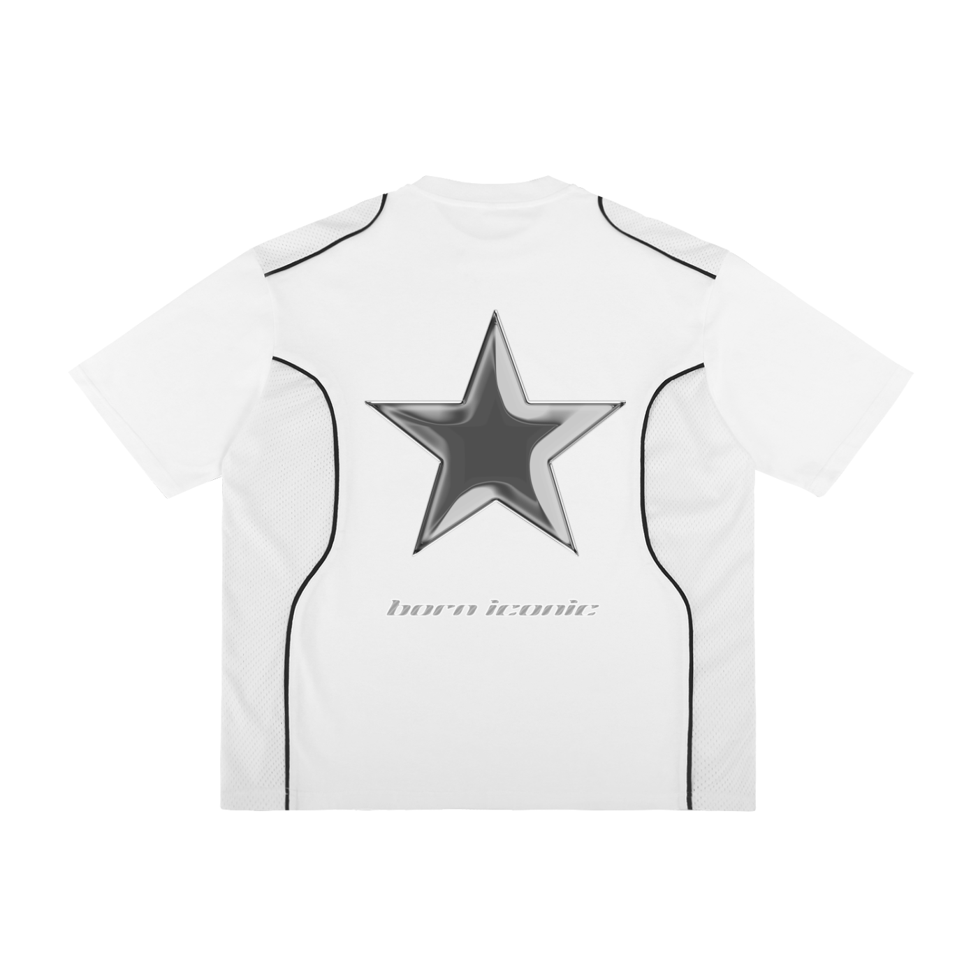 Born Iconic Piped Tee